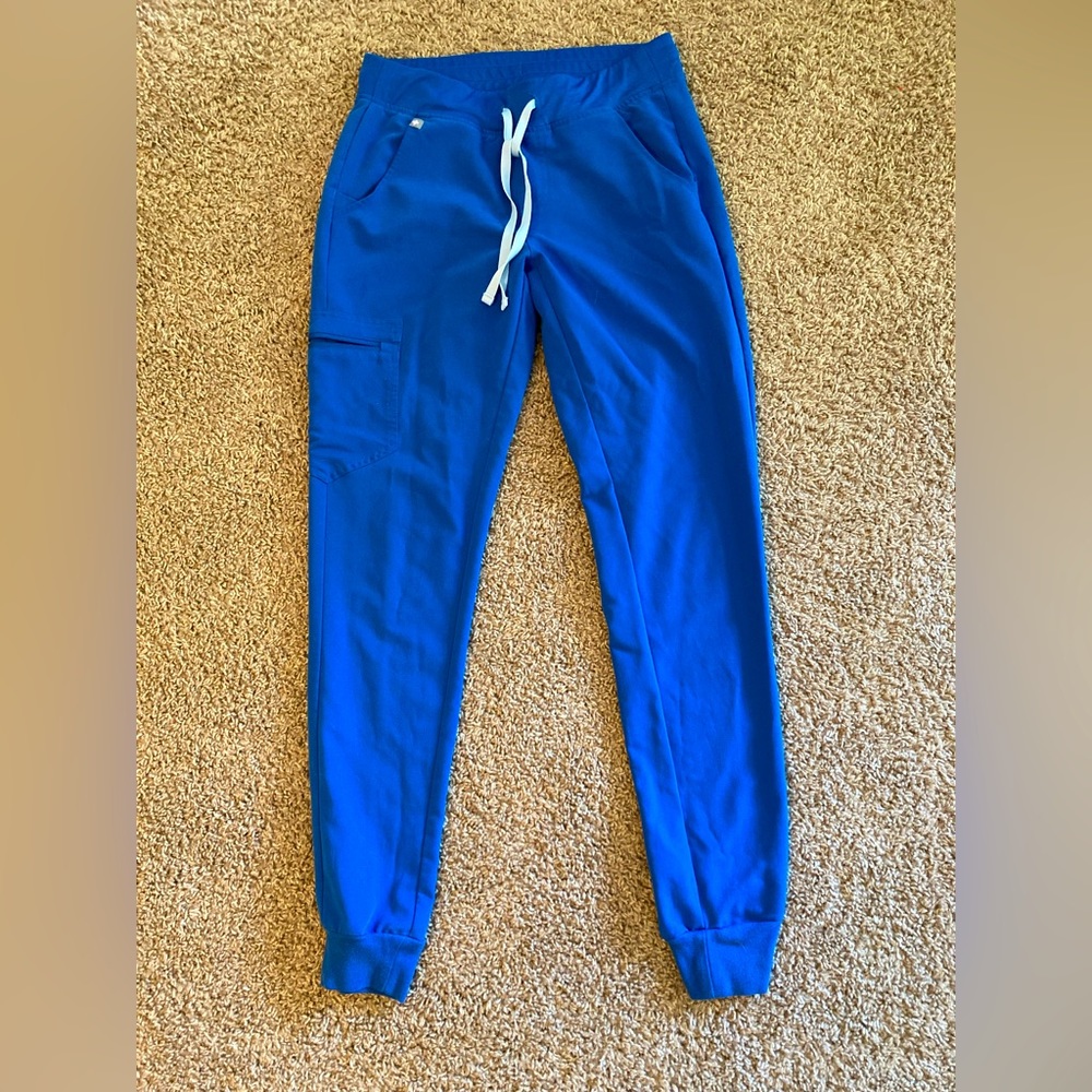 Figs scrub bottoms, size Small , royal blue